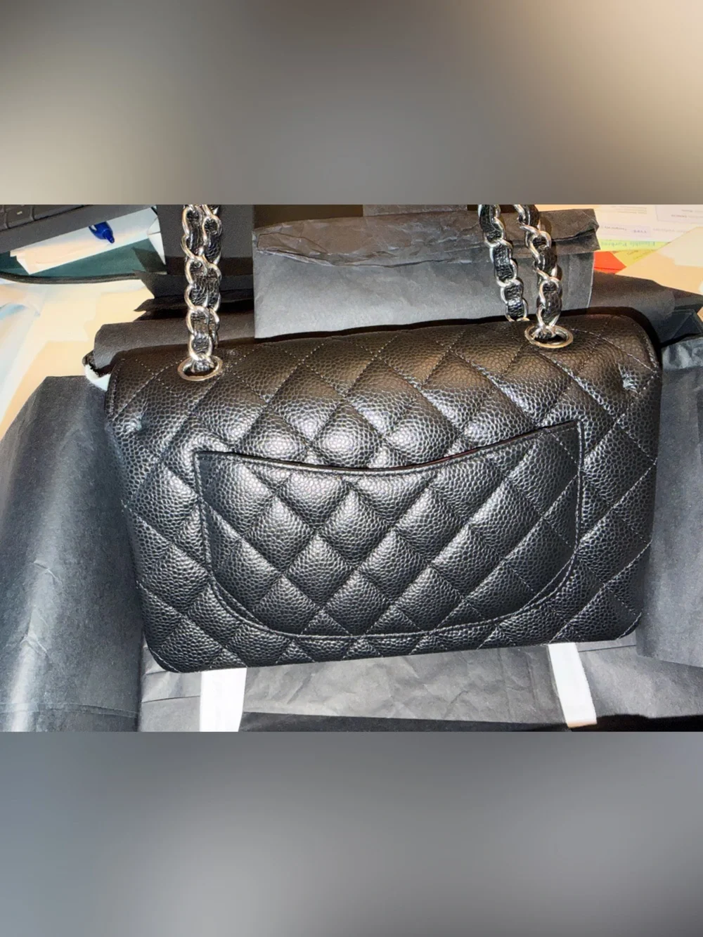 JUNE 2026 purchased CHANEL Classic Flap Size Small with Silver Chain. NEVER WORN